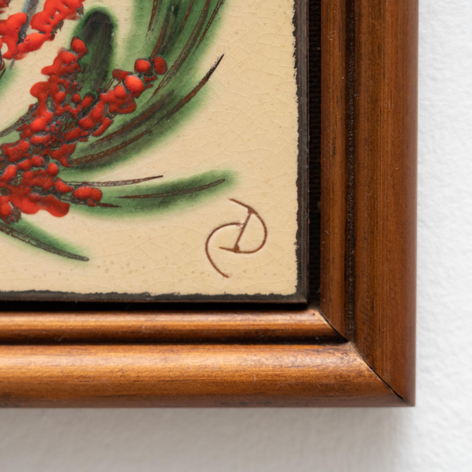 Diaz Costa Cerámica moderna de mediados de siglo pintada a mano, hacia 1960 mediados del siglo XX en venta