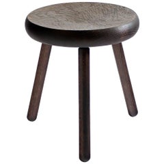 Dibbet Stool in Oxidized Oak