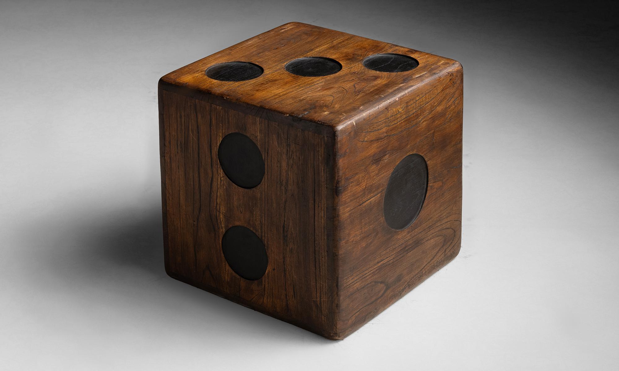 Dice Cube Table, England 1950 In Good Condition In Culver City, CA