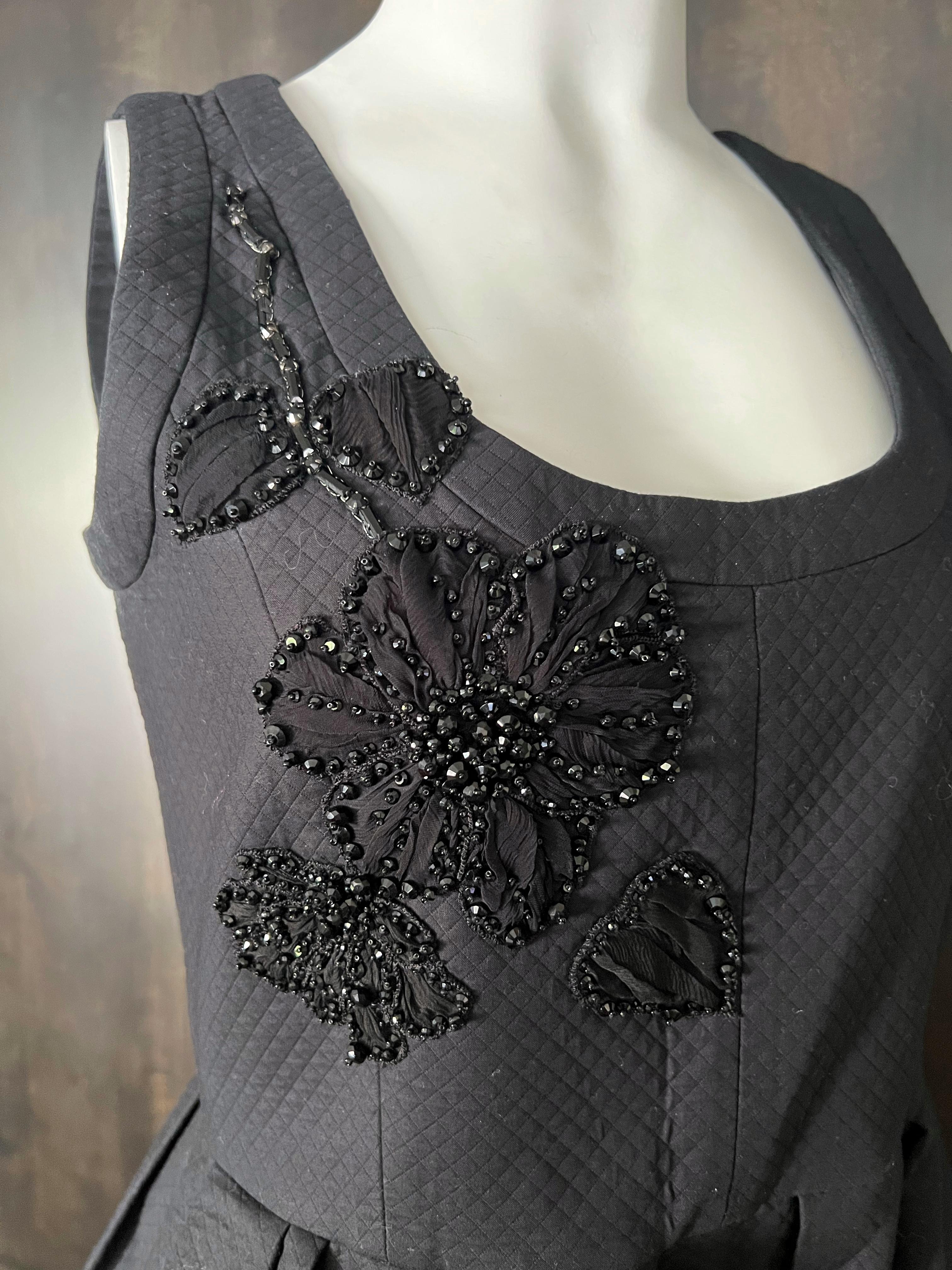 Mini Vestido Dice Kayak Negro, Talla 40 en Bueno estado para la venta en Beverly Hills, CA