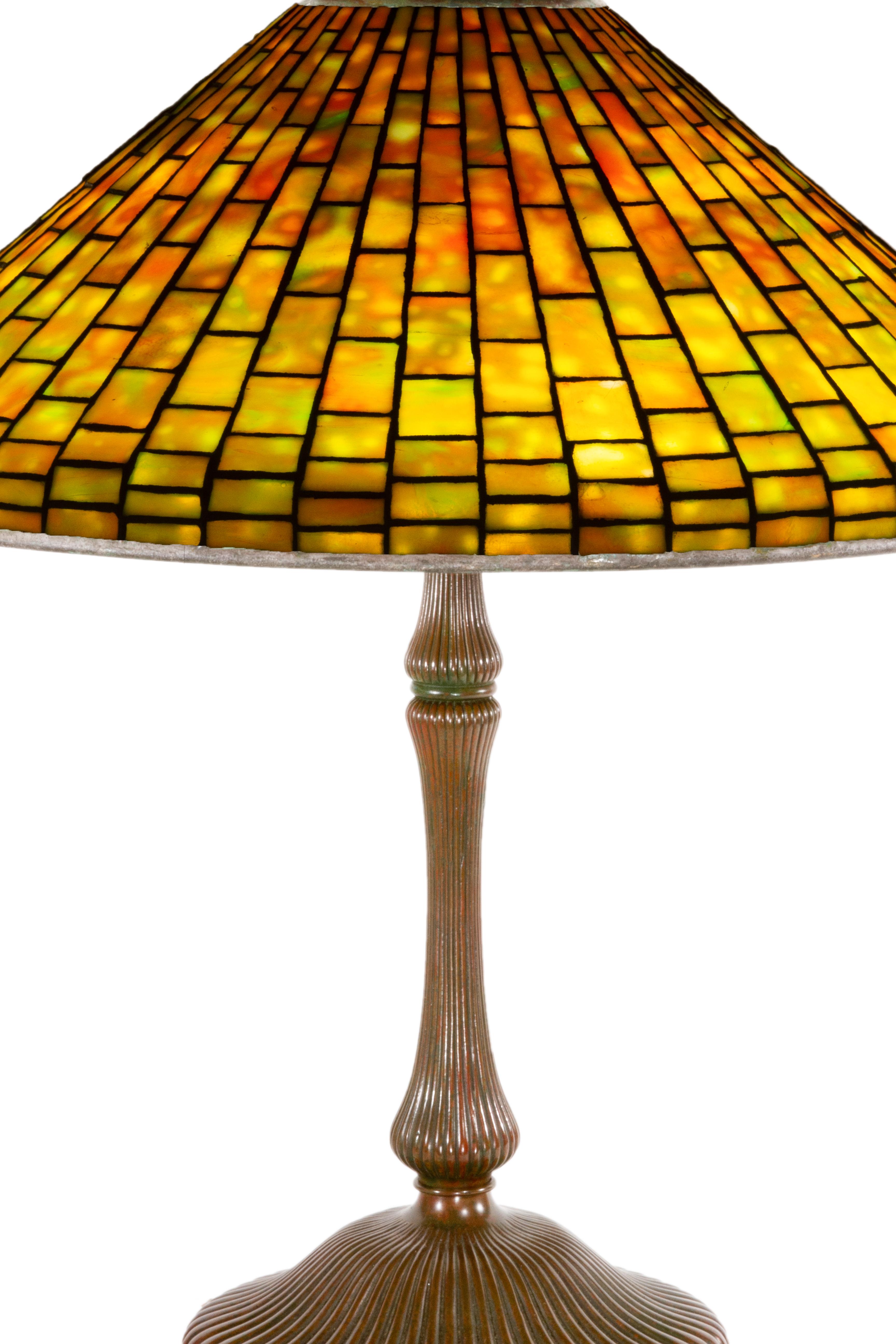 dichroic glass table lamp
