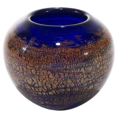 Dichroic Sommerso Bud Vase, American Studio Art Glass