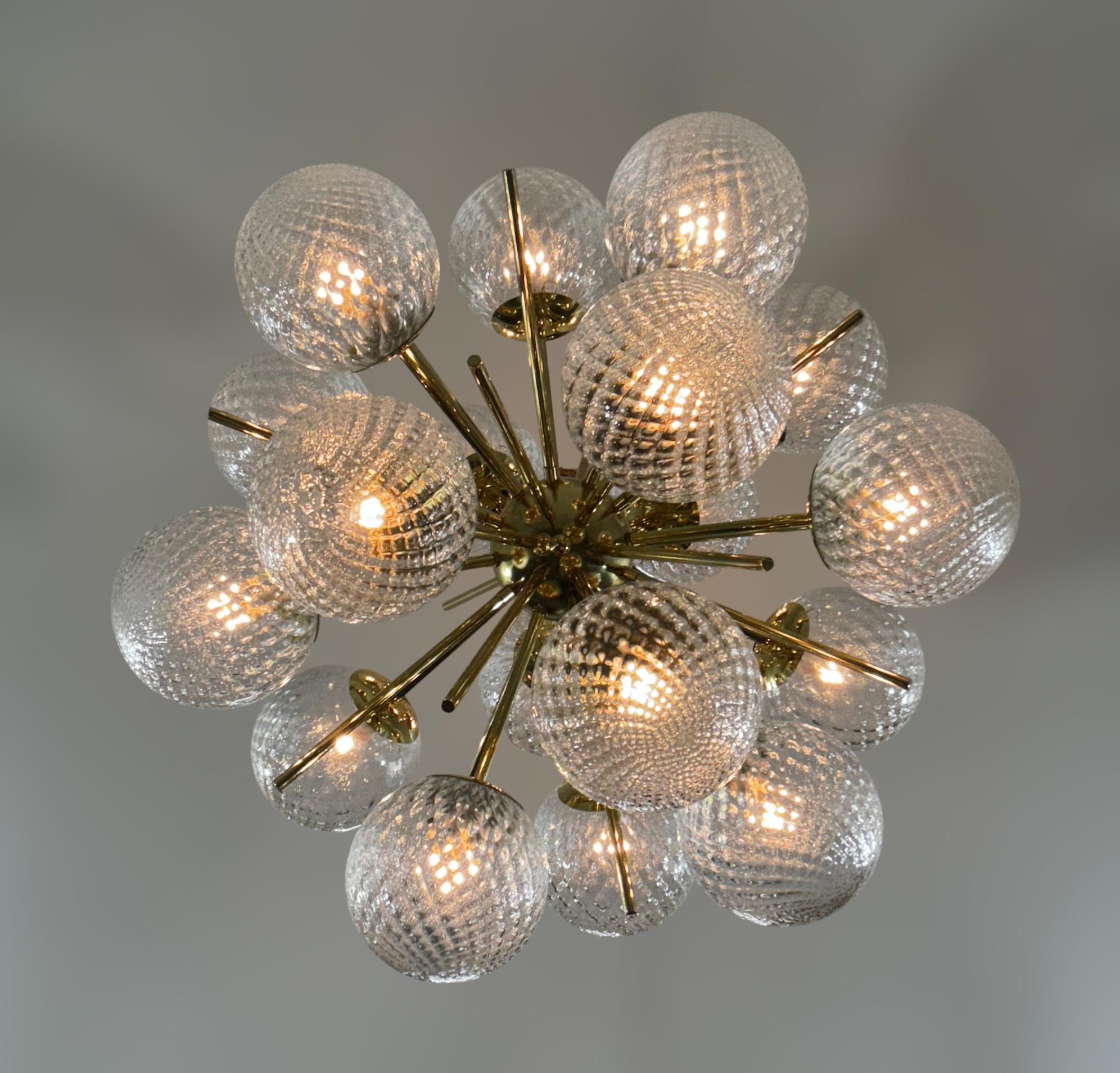 Diciotto Balloton Sputnik Chandelier by Fabio Ltd For Sale 3