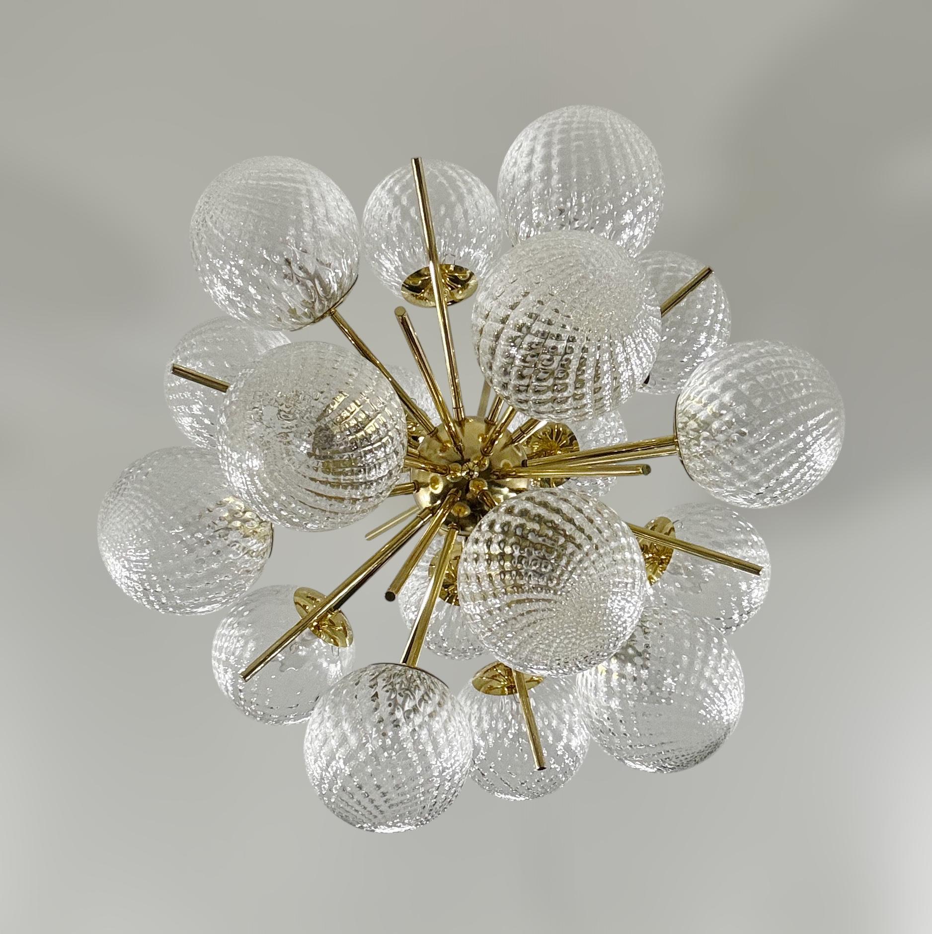 Polished Diciotto Balloton Sputnik Chandelier by Fabio Ltd For Sale