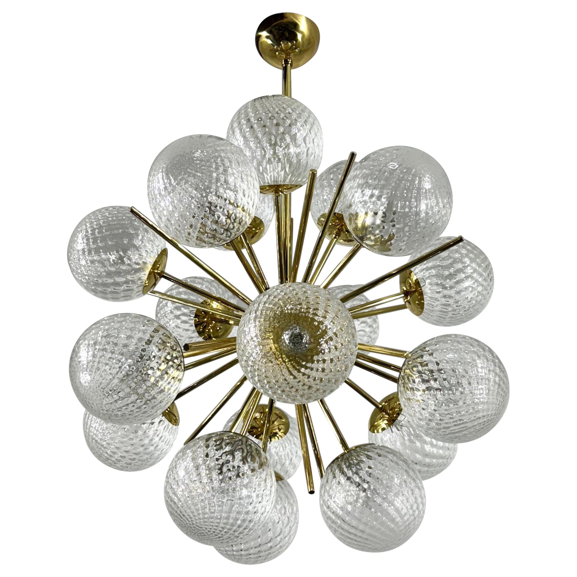 Diciotto Balloton Sputnik Chandelier by Fabio Ltd For Sale