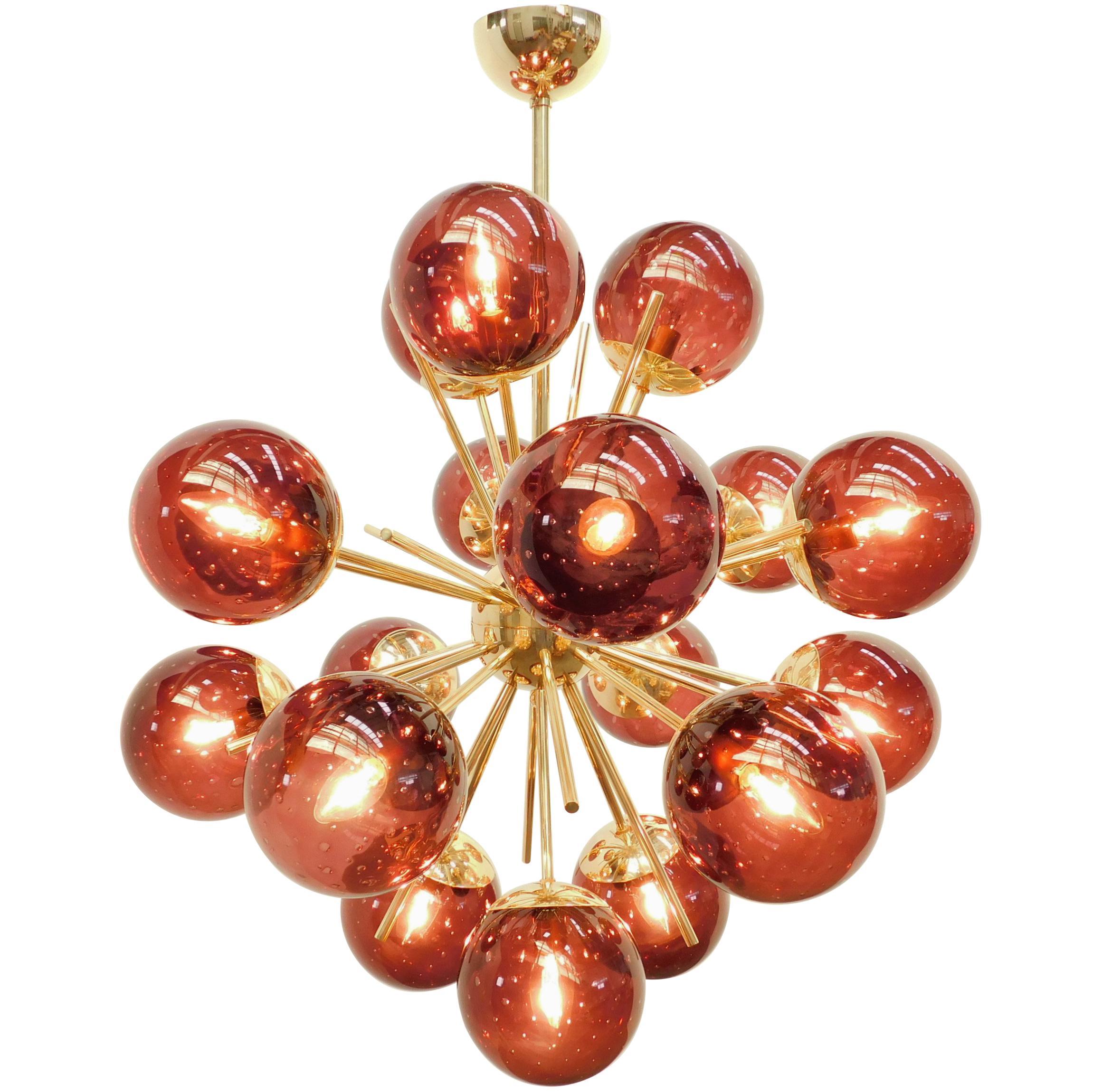 Mid-Century Modern Lustre Spoutnik de Fabio Ltd en vente
