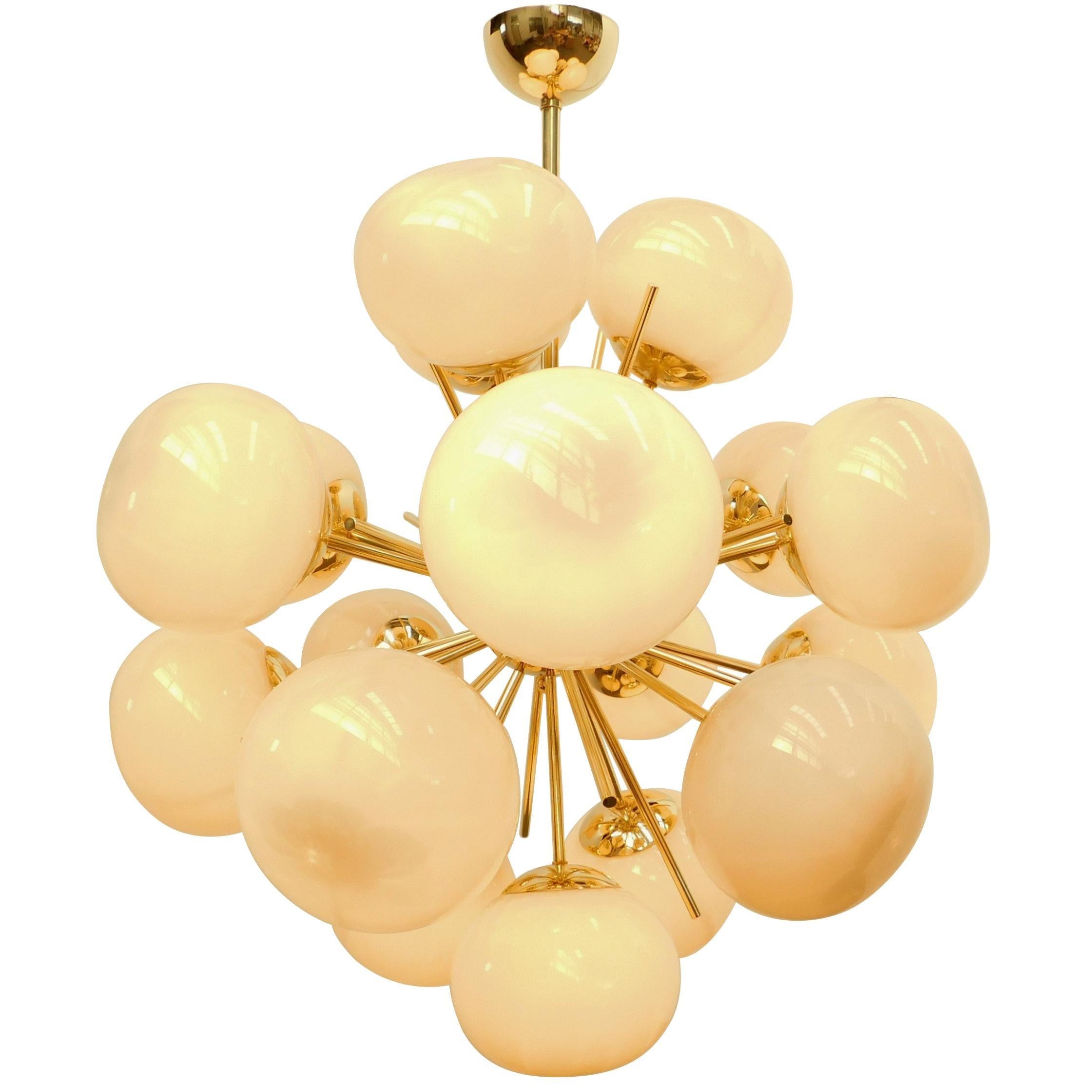 Mid-Century moderno Lampadario Diciotto Sputnik di Fabio Ltd in vendita