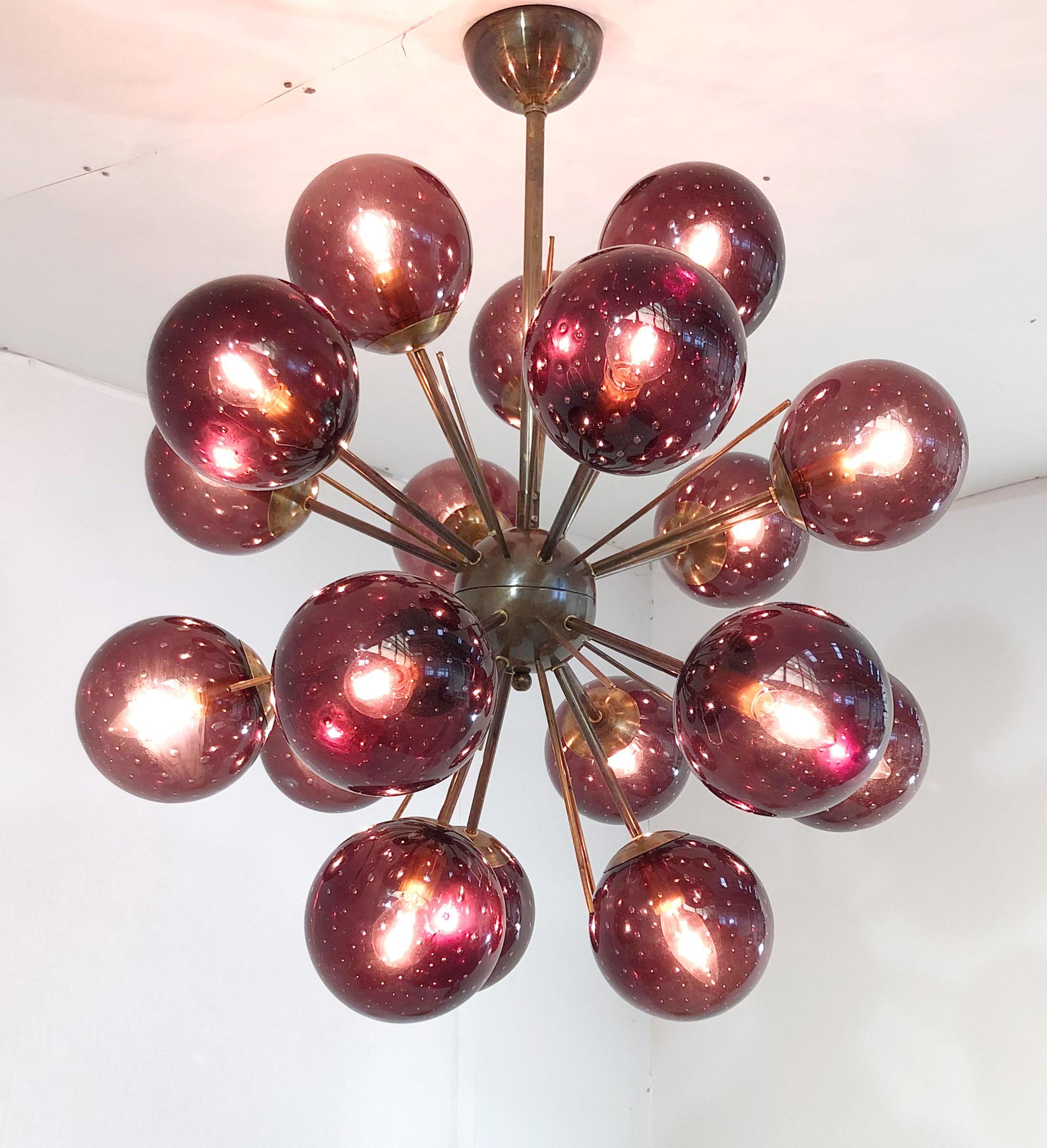 Mid-Century moderno Lampadario Diciotto Sputnik di Fabio Ltd in vendita