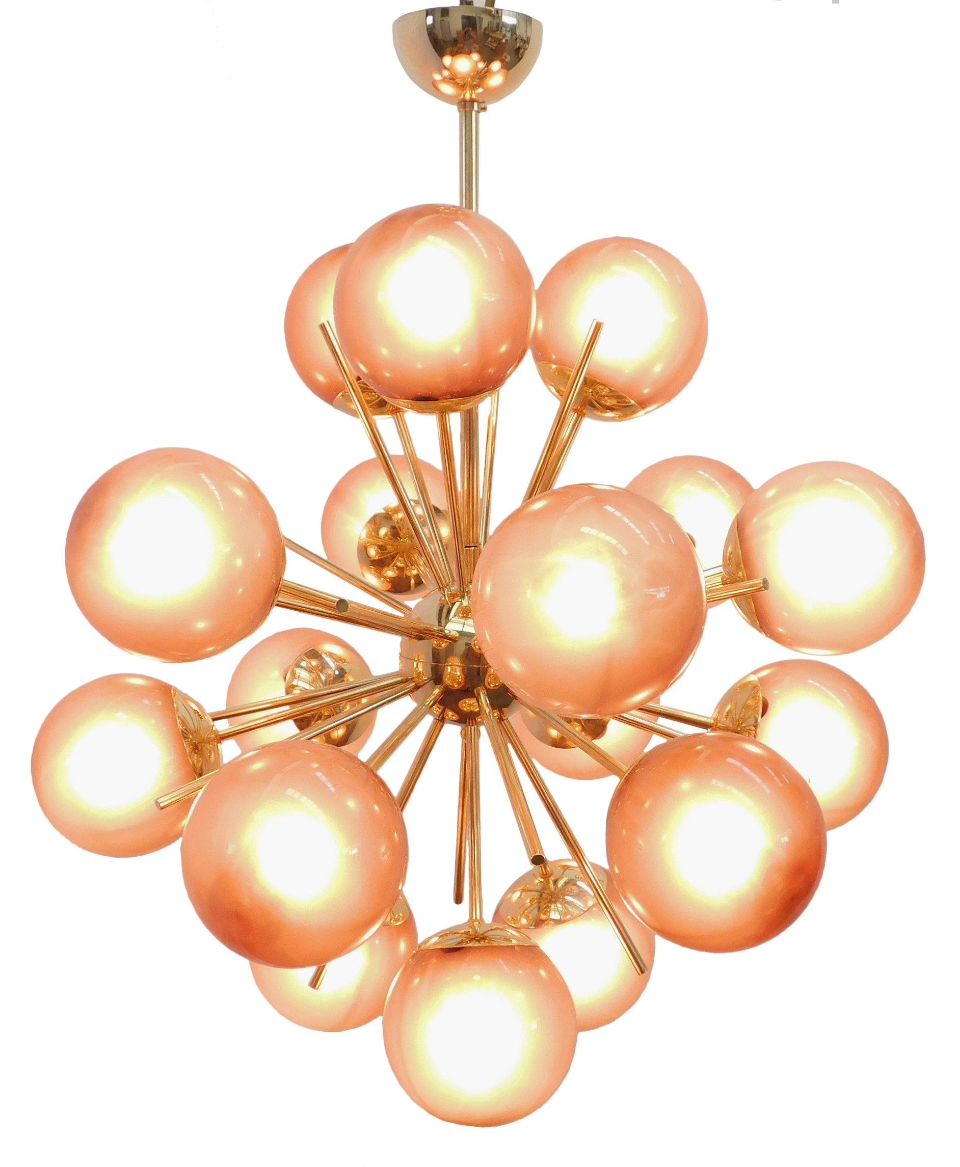 Mid-Century moderno Lampadario Diciotto Sputnik di Fabio Ltd in vendita