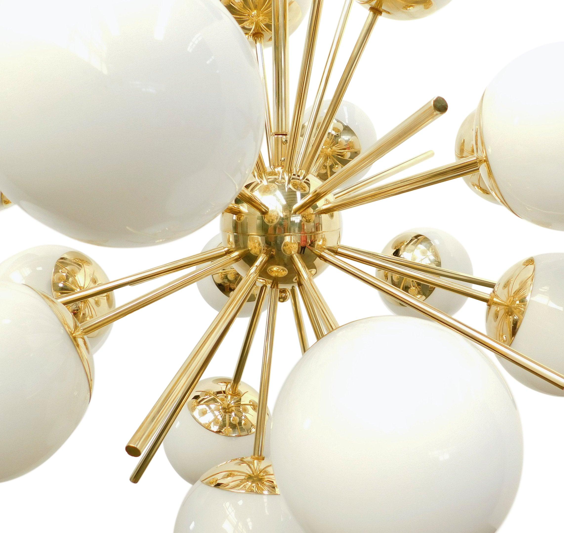 Italian Diciotto Sputnik Chandelier by Fabio Ltd For Sale