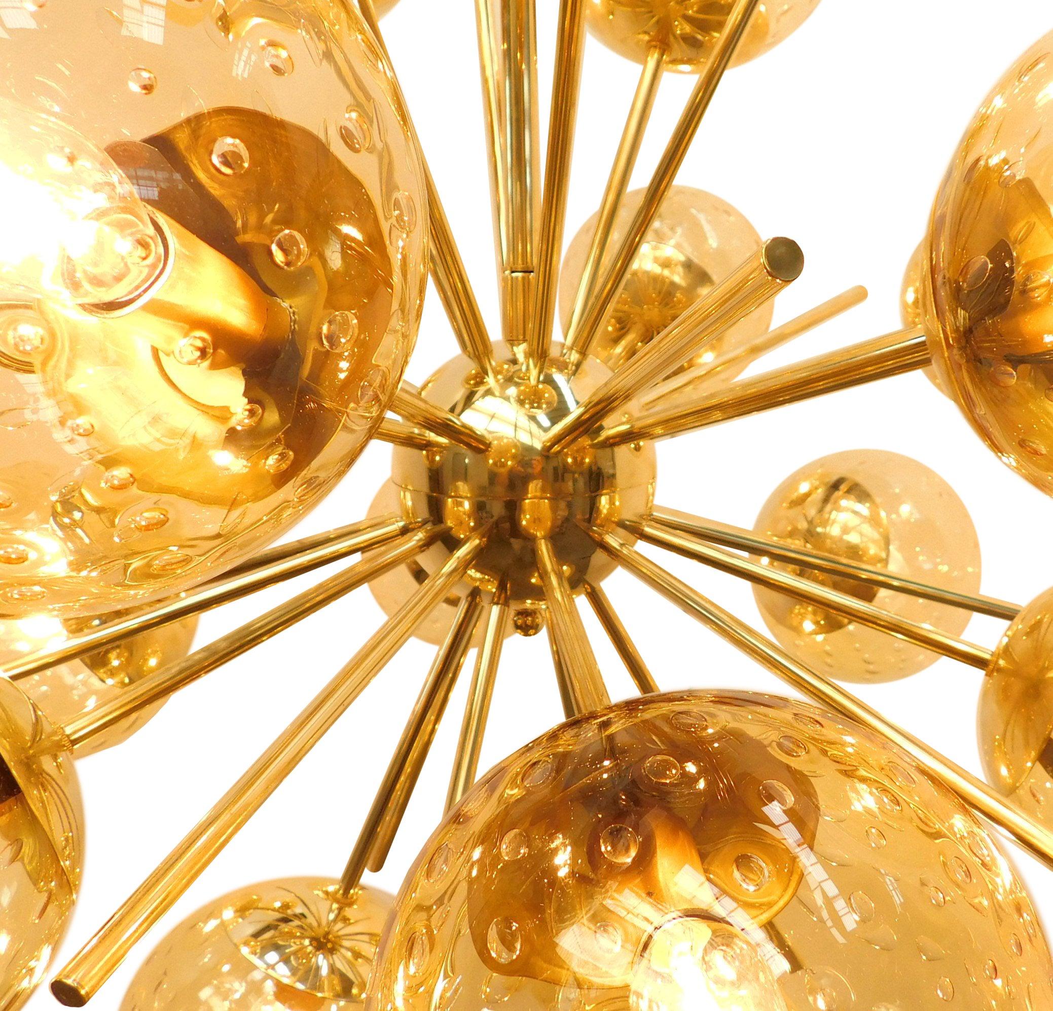 Polished Diciotto Sputnik Chandelier by Fabio Ltd For Sale