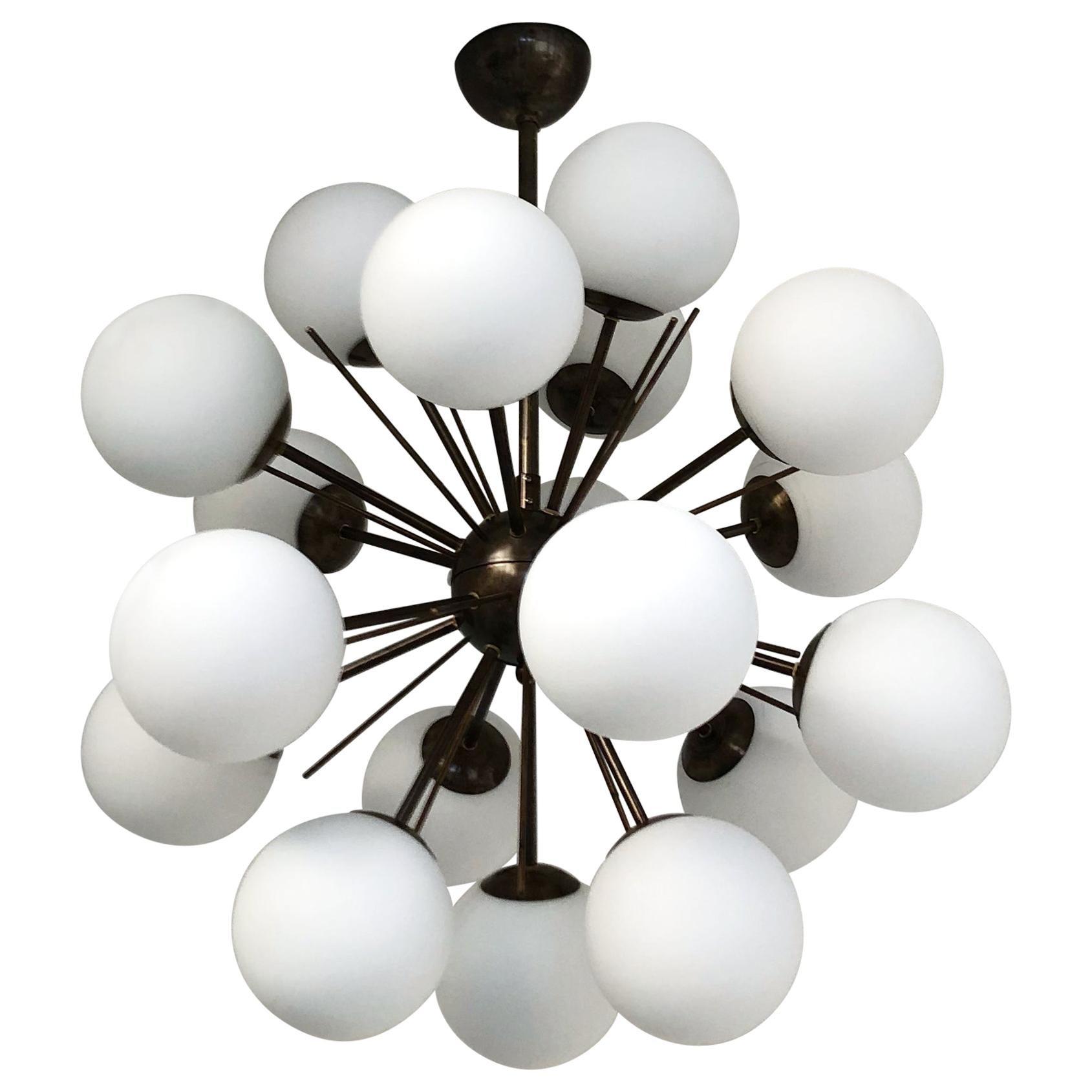 Diciotto Sputnik Chandelier by Fabio Ltd For Sale