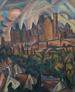 Antique A Cubist French City, 1919