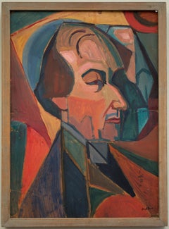 Cubist Painting from 1918-19, Portrait of Dr Mens III