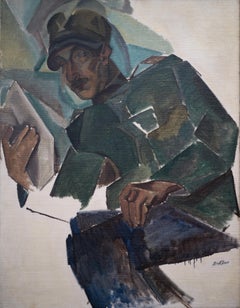 Cubist Portrait of Gabriele Varese (in Italian uniform), 1919