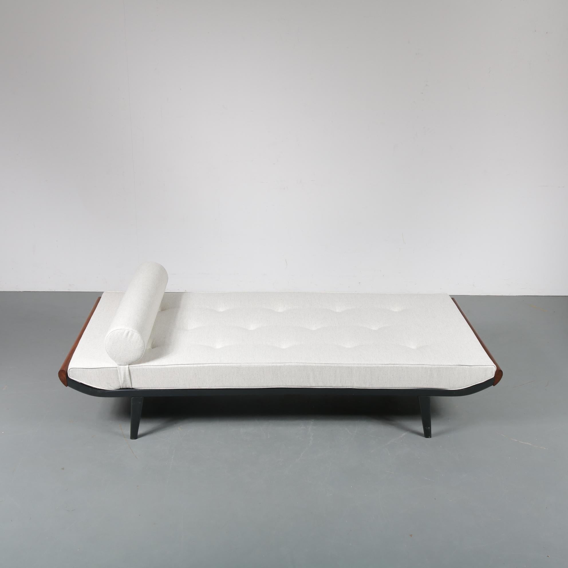 Lacquered Dick Cordemeijer Cleopatra Daybed for Auping, Netherlands, 1954