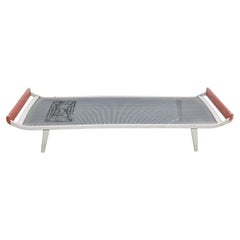 Dick Cordemeijer Mid-Century Modern Metal and Wood Daybed Cleopatra, circa 1950