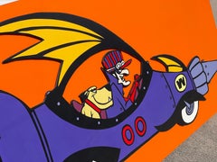 Dick Dastardly & Muttley Mixed Media Painting on Wood by David Travis