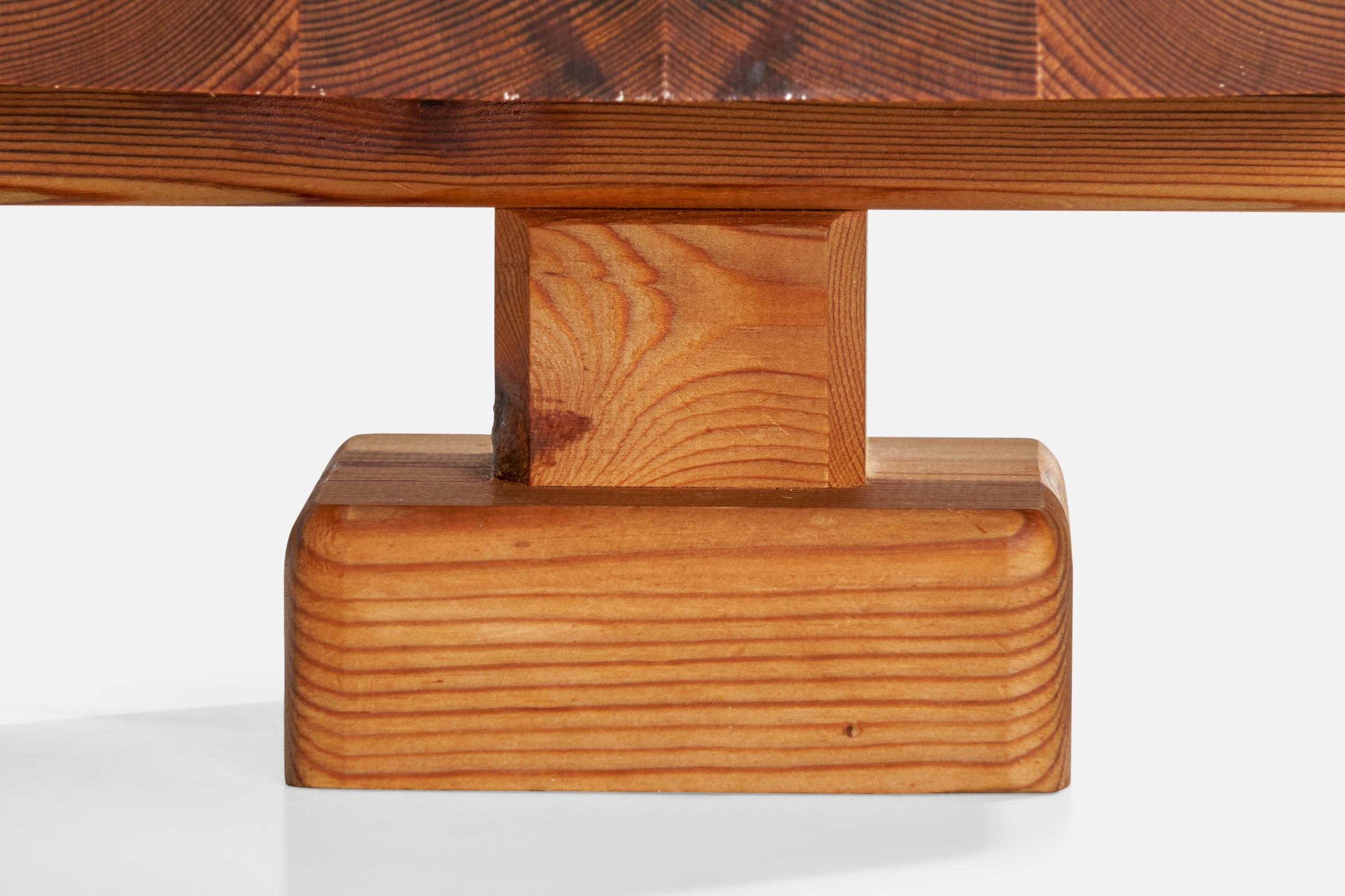 Lampe de bureau Dick Degerfeldt, pin, Suède, 1970 en vente 2