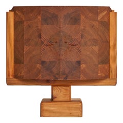 Dick Degerfeldt, Table Lamp, Pine, Sweden, 1970s