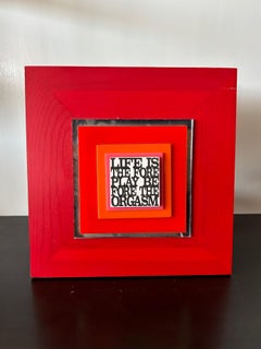 Œuvre d'art texturée des années 1970 de Dick Seeger