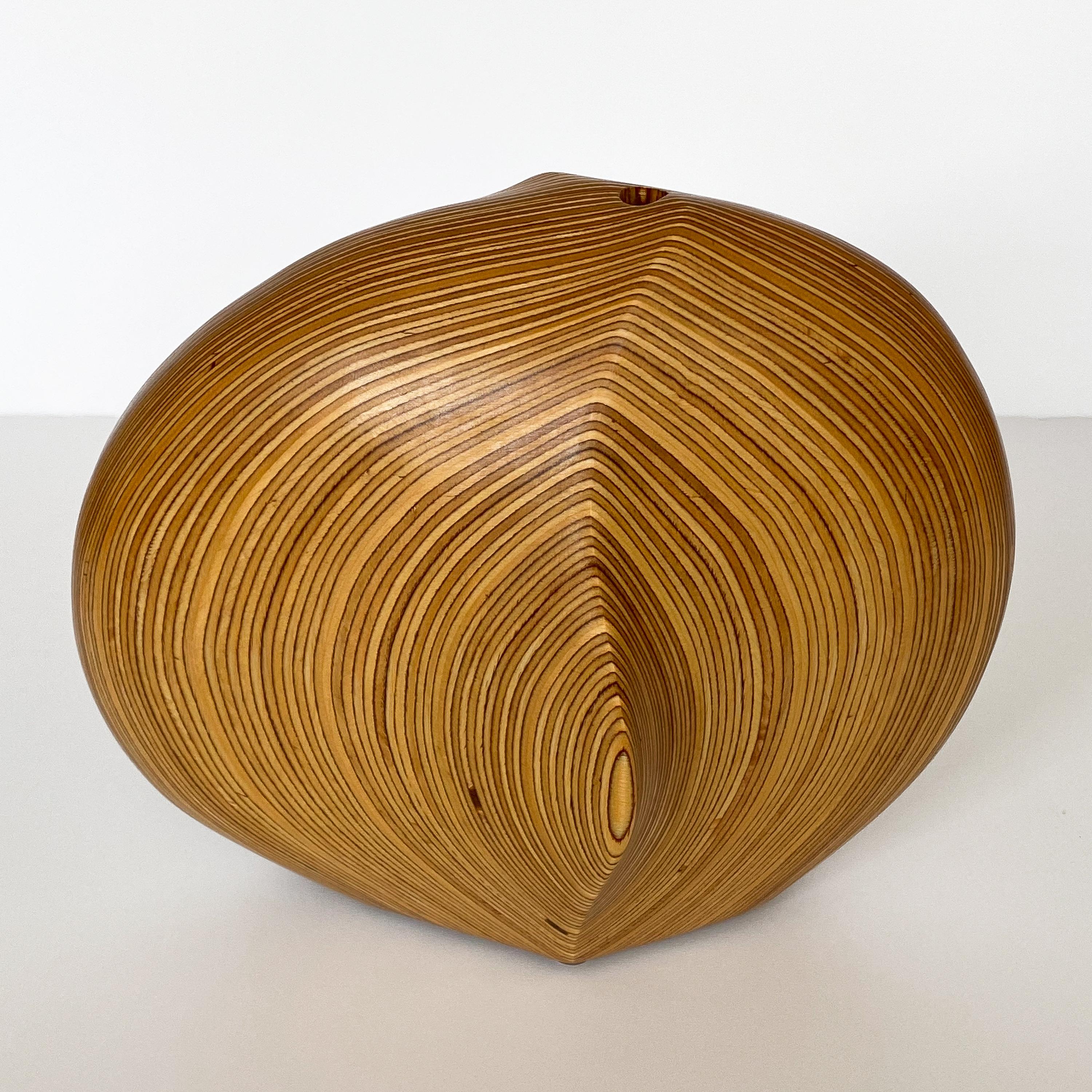 laminated wood sculpture