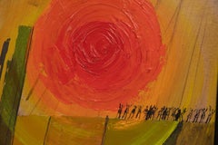 Dick Sutphen 1968 Sunset Oil Painting