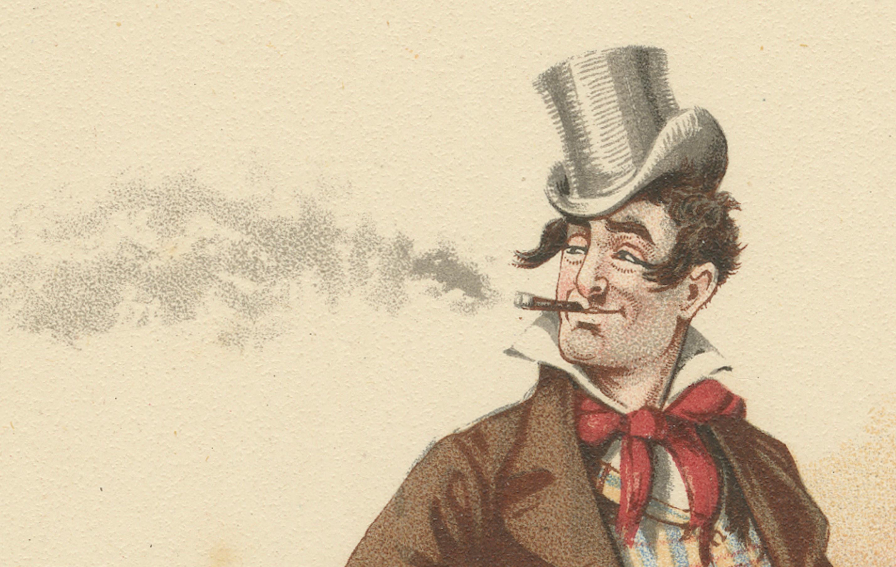 Dick Swiveller aus Old Curiosity Shop - Kyd Charakterdruck nach Dickens, 1889 (Papier) im Angebot