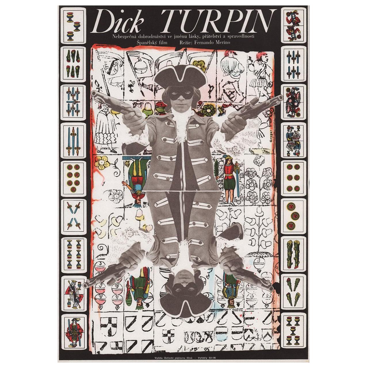"Dick Turpin" 1977 Czech A3 Film Poster