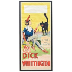Cartel de la pantomima Dick Whittington