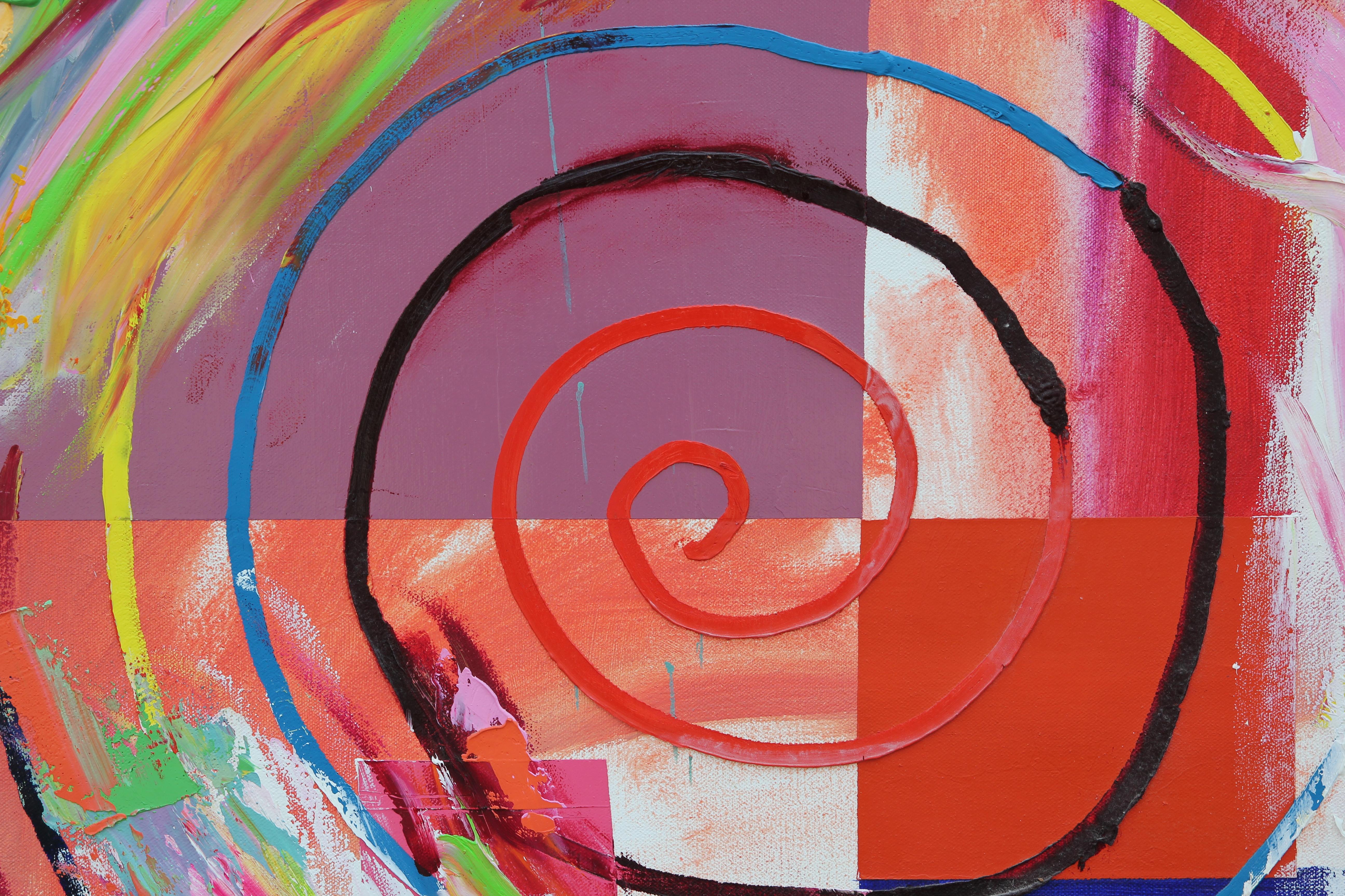 spiral abstract art