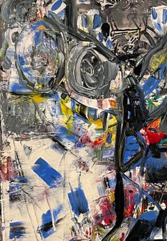 "Ohne Titel #1024" - Abstraktes Ölgemälde, Gestische Abstraktion, Zeitgenössische Kunst