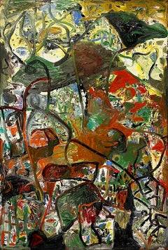 Senza titolo #1473 - Pittura ad olio astratta, Astrazione gestuale, Arte contemporanea