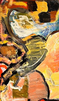"Untitled" - Abstract Oil Painting, Gestural Abstraction, Contemporary art