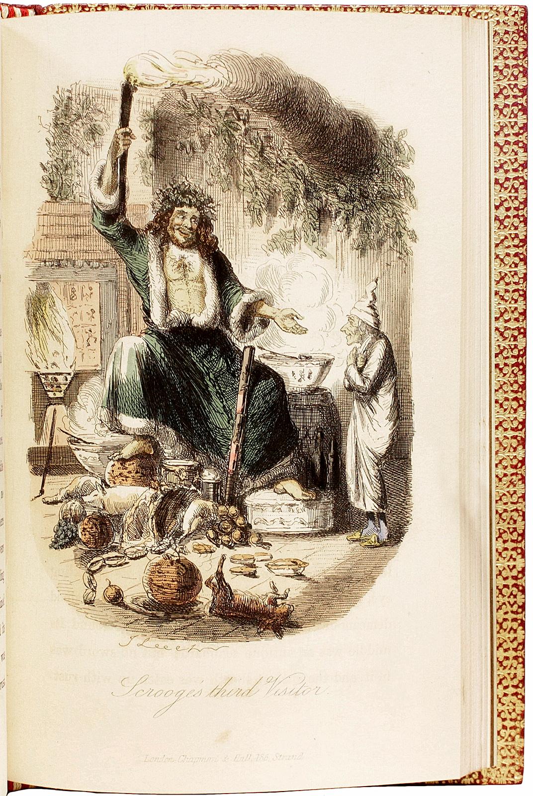 British DICKENS. A Christmas Carol. 1843 - FIRST EDITION FIRST ISSUE - IN A FINE BINDING
