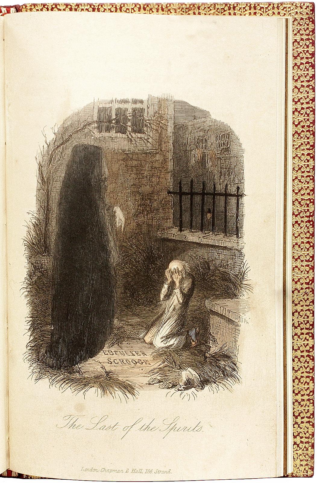 DICKENS. A Christmas Carol. 1843 - FIRST EDITION FIRST ISSUE - IN A FINE BINDING In Excellent Condition In Hillsborough, NJ