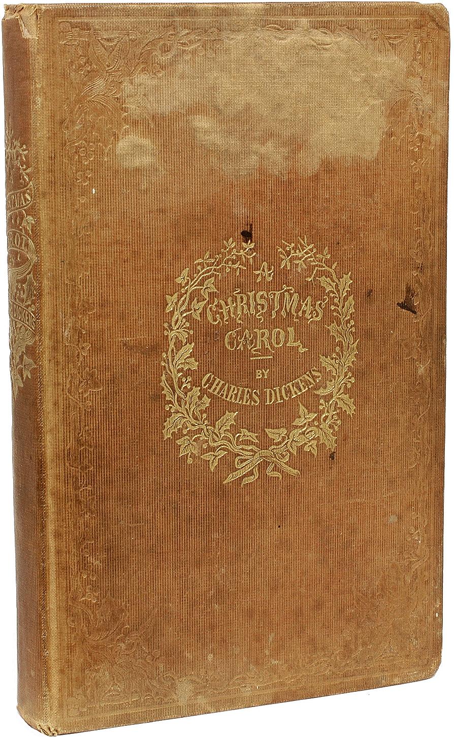 AUTOR: DICKENS, Charles. 

TÍTULO: Cuento de Navidad en prosa: una historia de fantasmas navideños.

EDITOR: Londres: Chapman y Hall, 1843.

DESCRIPCIÓN: PRIMERA EDICIÓN PRIMER NÚMERO. 1 vol., 6-5/8