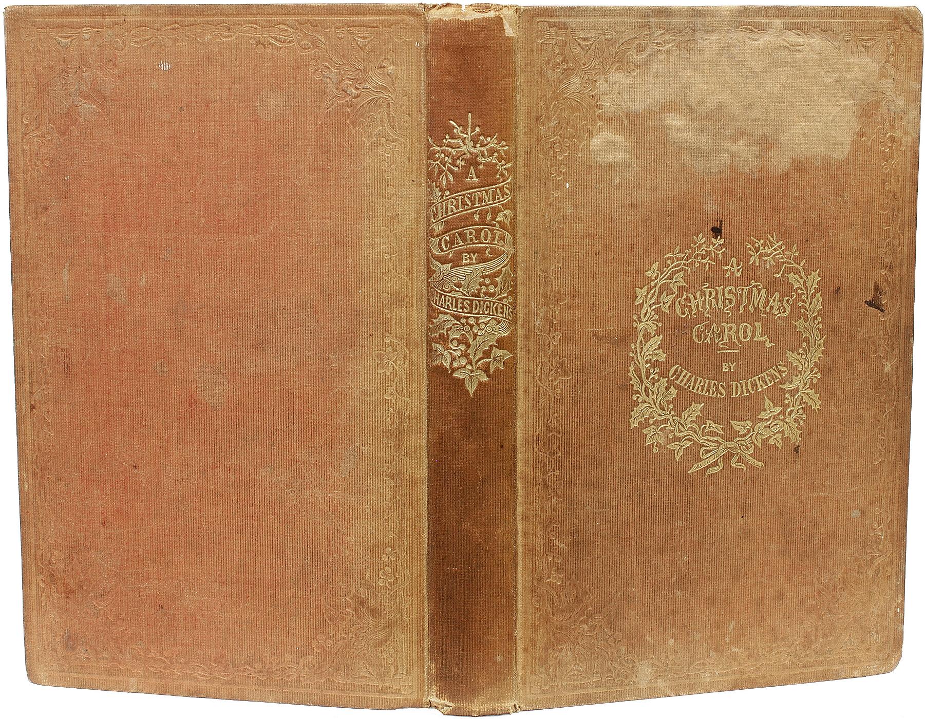 DICKENS. Cuento de Navidad 1843 - PRIMERA EDICIÓN - EN TELA ORIGINAL Británico en venta