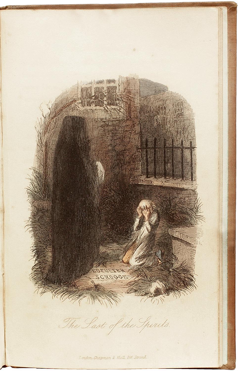 DICKENS. Cuento de Navidad 1843 - PRIMERA EDICIÓN - EN TELA ORIGINAL en venta 1