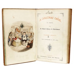 DICKENS. Cuento de Navidad 1843 - PRIMERA EDICIÓN - EN TELA ORIGINAL