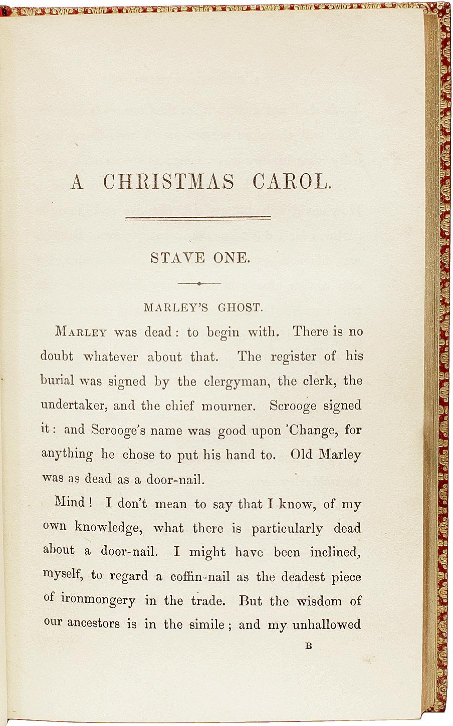 DICKENS. Un canto di Natale. PRIMA EDIZIONE 2A EDIZIONE - 1843 - IN BELLA RILEGATURA! In condizioni buone in vendita a Hillsborough, NJ