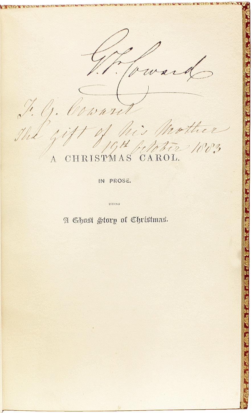 DICKENS. Un canto di Natale. PRIMA EDIZIONE 2A EDIZIONE - 1843 - IN BELLA RILEGATURA! in vendita 2
