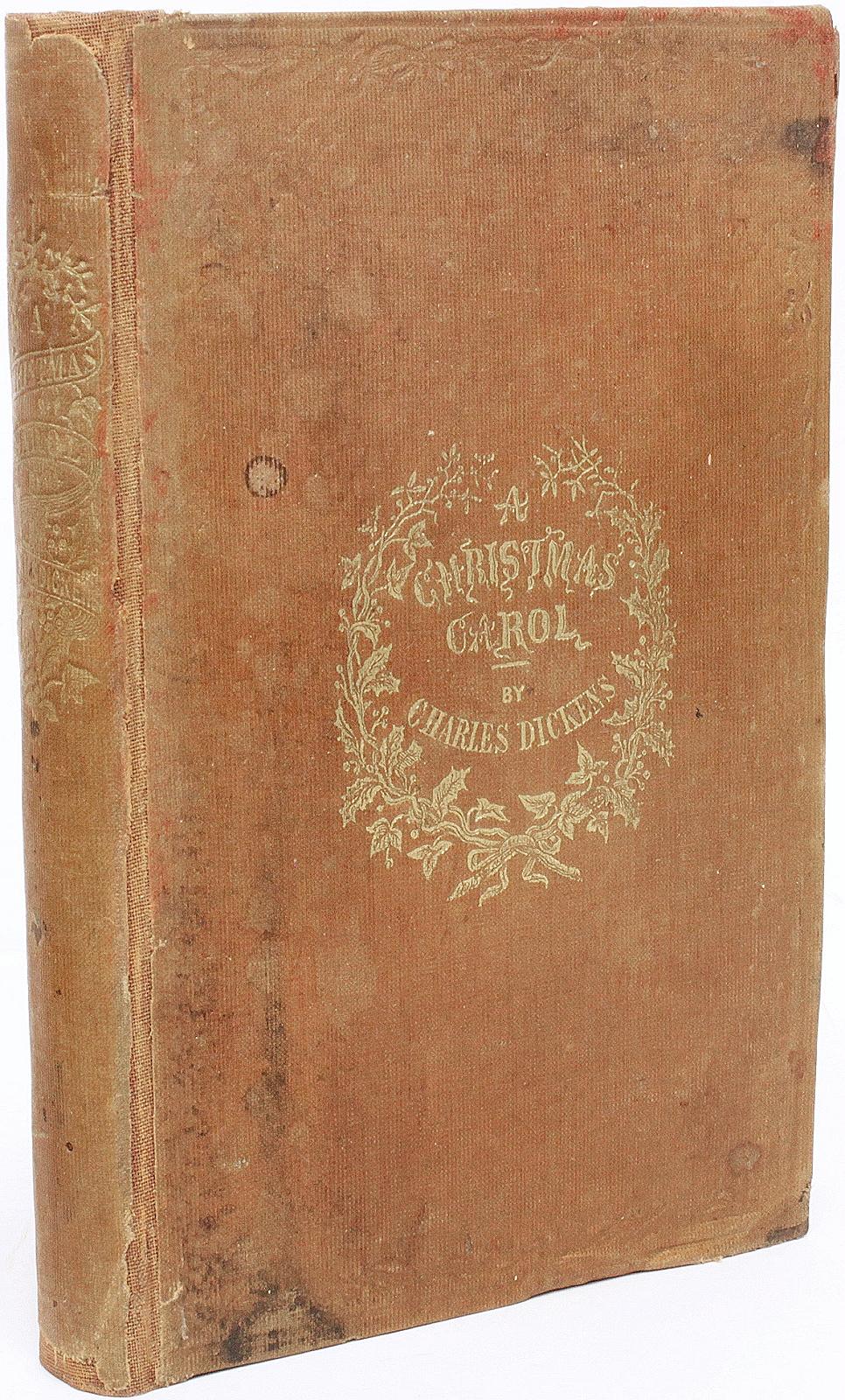 AUTEUR : DICKENS, Charles. 

TITRE : A Christmas Carol In Prose Being A Ghost Story of Christmas (Un chant de Noël en prose, une histoire de fantômes de Noël).

ÉDITEUR : Londres : Chapman and Hall, 1843.

DESCRIPTION : PREMIÈRE ÉDITION, DEUXIÈME
