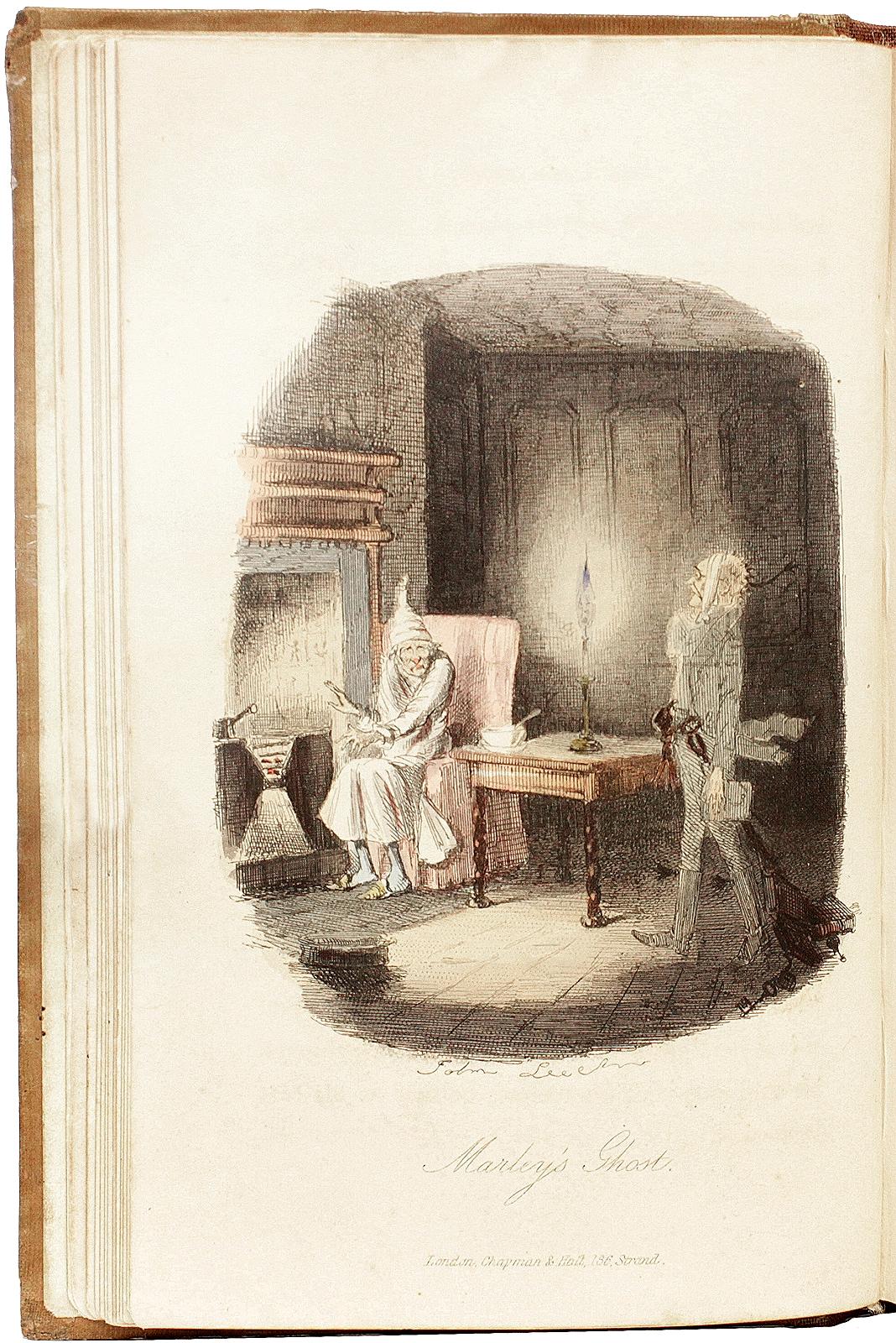 Milieu du XIXe siècle DICKENS. Le chant de Noël. Première édition 2ND ÉDITION - 1843 - EN ROBE D'ORIGINE en vente
