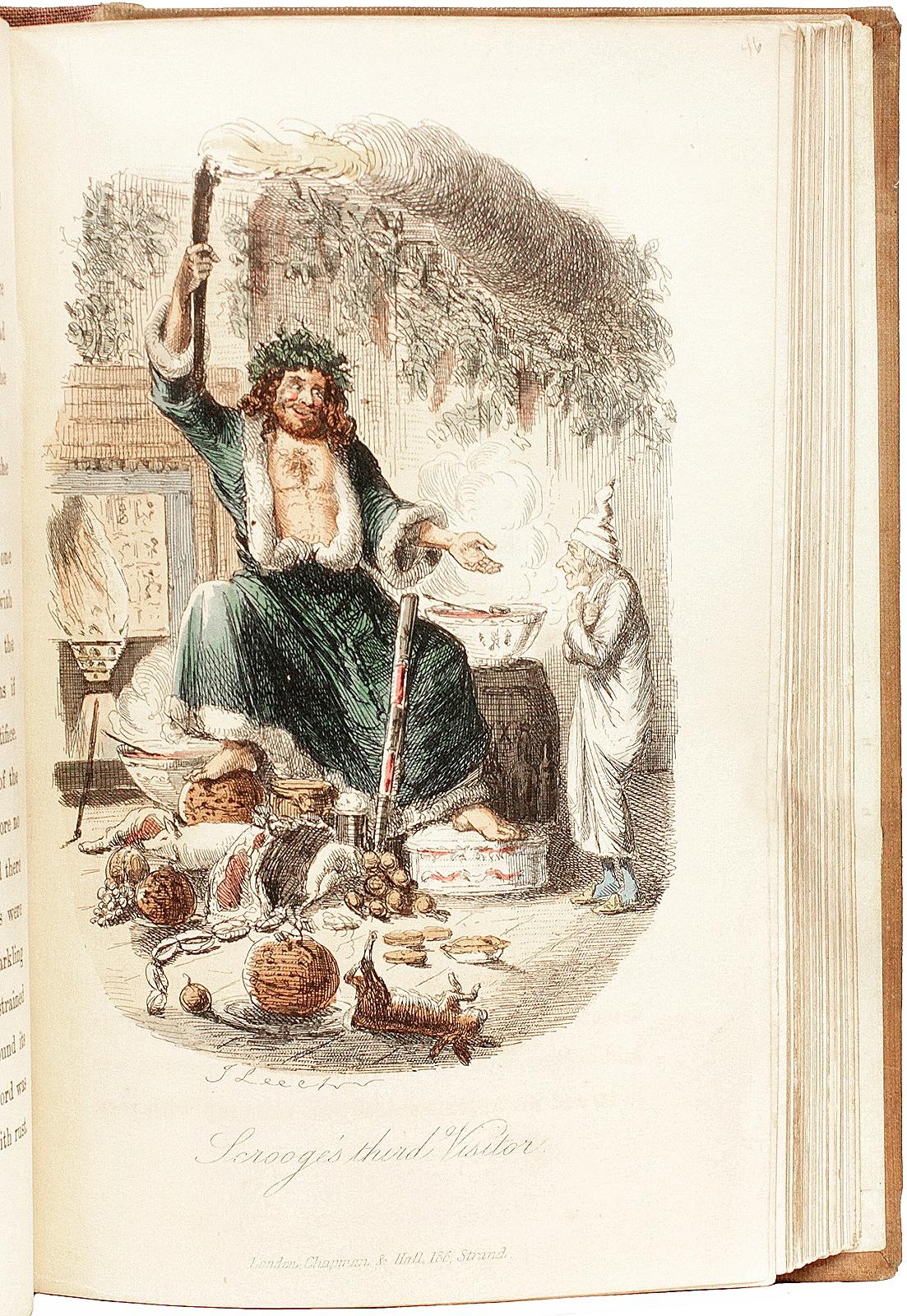 Tissu DICKENS. Le chant de Noël. Première édition 2ND ÉDITION - 1843 - EN ROBE D'ORIGINE en vente