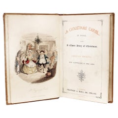 DICKENS. A Christmas Carol. FIRST EDITION 2ND ISSUE - 1843 - IN ORIGINAL CLOTH