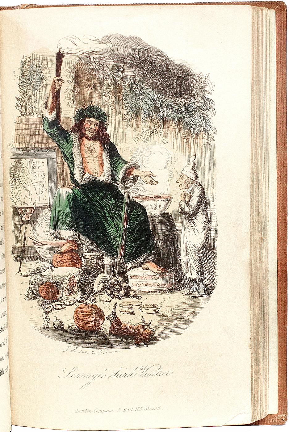 Milieu du XIXe siècle DICKENS. Le chant de Noël. Première ÉDITION - 1843 - EN ROBE D'ORIGINE en vente