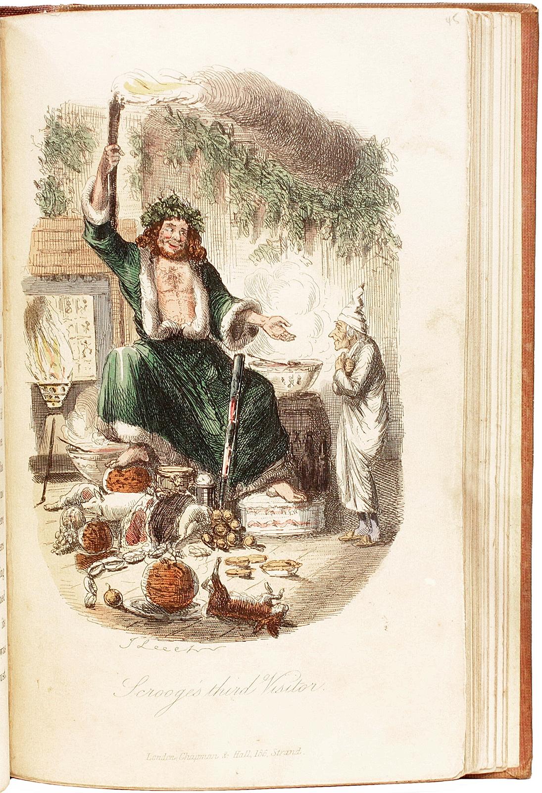 DICKENS. A Christmas Carol. SECOND EDITION - 1843 - IN THE ORIGINAL CLOTH In Good Condition For Sale In Hillsborough, NJ
