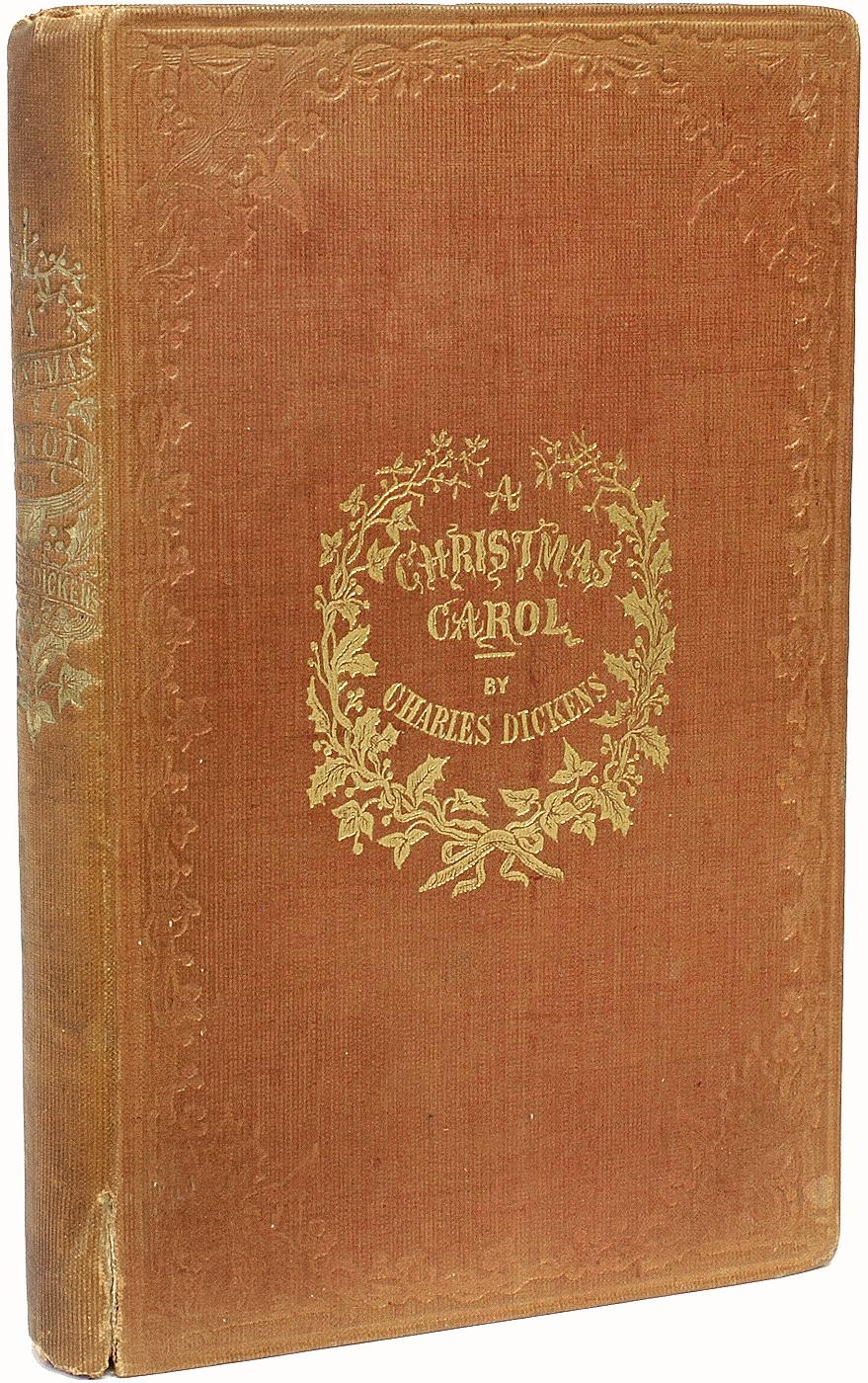 AUTORE: DICKENS, Charles. 

TITOLO: Un canto di Natale in prosa, una storia di fantasmi del Natale.

EDITORE: Londra: Chapman and Hall, 1844.

DESCRIZIONE: NOVANTESIMA EDIZIONE. 1 vol., 6-5/8