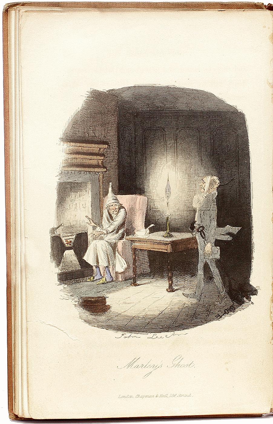 Metà XIX secolo DICKENS. Un canto di Natale. LA NONA EDIZIONE - 1844 - IN TELA ORIGINALE in vendita